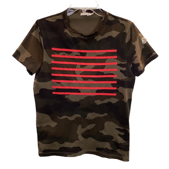 moncler camo tshirt